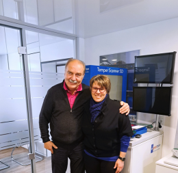 Mr. Feuster, formerly Vice President Sales, and Mrs. Kugler, Sales and Marketing Director, at Viprotron Headquarters